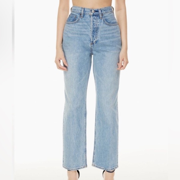Aritzia Denim - Aritzia Denim Forum Jeans The Joni High Rise Loose Womens Size 25 Button Fly